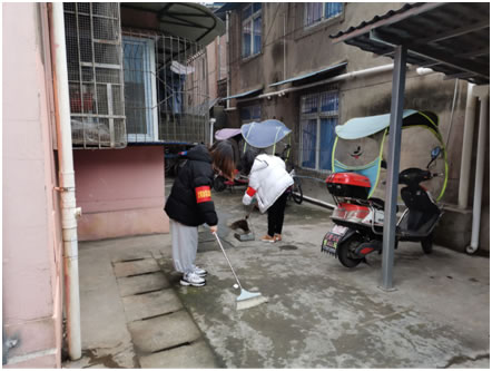 图书一馆创卫志愿活动顺利进行