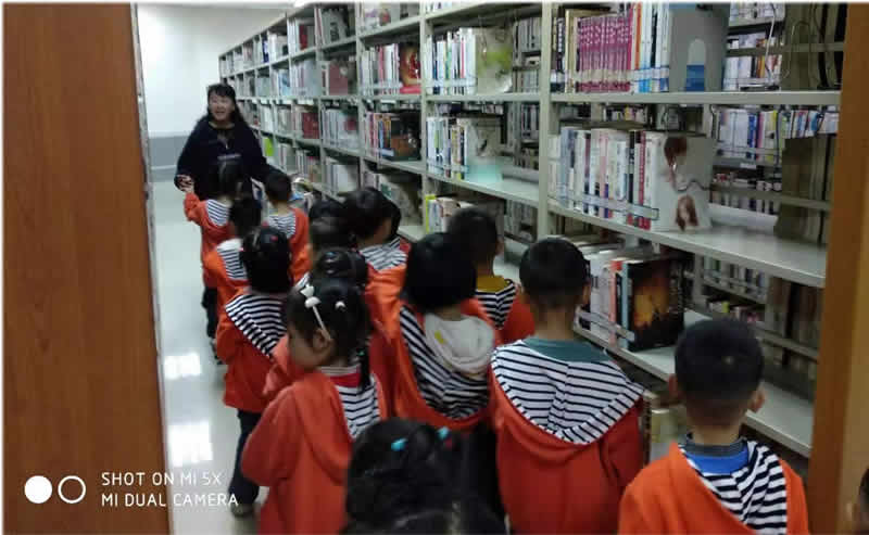 阅读相伴 快乐同行——我馆接待雅安三幼师生参观活动