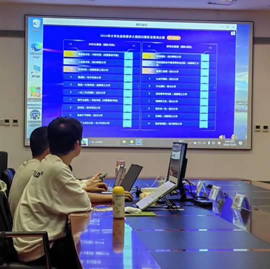 2024年大学生信息素养大赛省赛淘汰赛圆满落幕，川农有2支队伍晋级省赛决赛