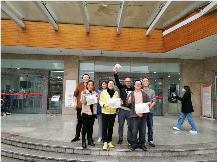 图书档案部门工会荣获学校教职工定向越野比赛第二名